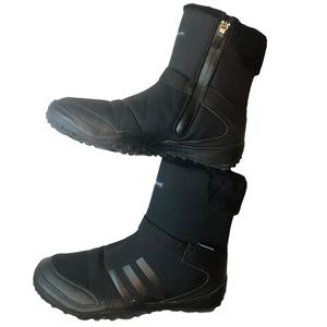 adidas booties with fur